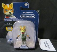 Fox McCloud World of Nintendo 4.25&quot; action figure &amp; Arwing accessory Jakks toy - £76.85 GBP
