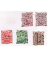 Belgium King Albert I 1915 Lot Of 5 - £0.53 GBP