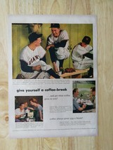 Vintage 1952 Coffee New York Giants Baseball Full Page Original Ad  921 - $6.64