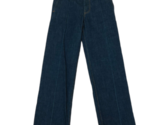 HELMUT LANG Damen Jeans Jean Trouser Crease Solide Blau Größe 24W I07HW206 - $150.06
