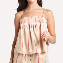 Joie Ariza Top Linen Breathable Adjustable Spaghetti Strap Tank Top Stri... - $22.00