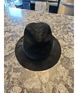 vintage black suede Kangol design medium Drifter western hat - $940.83 MXN