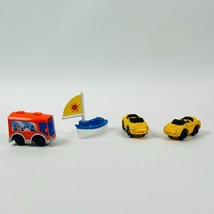 Geotrax Fisher Price Lot Bus Sailboat &amp; 2 Cars 2003 - $15.19