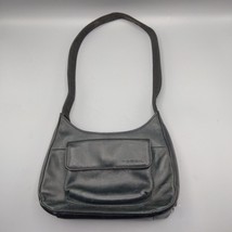FOSSIL Vintage Y2K Shoulder Leather Bag Black Retro - $20.78