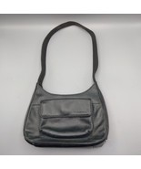 FOSSIL Vintage Y2K Shoulder Leather Bag Black Retro - $29.12 CAD