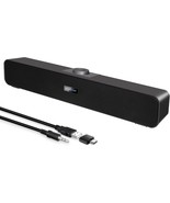 Computer Speakers Wired USB Mini Sound Bar Speaker for PC Tablets Laptop... - $46.65