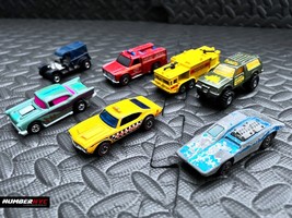 7 Vintage 1968 1969 1974 1979 1983 Hot Wheels 1960&#39;s 1970&#39;s 1980&#39;s Assorted Cars - £85.76 GBP