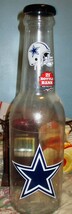 Coin Bank Dallas Cowboys NFL Jumbo 21" Team Color Clear Bottle Savings C... - $22.00