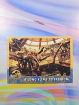 1993 Topps Jurassic Park Trading Card | A Long Climb to Freedom #66 - $0.99