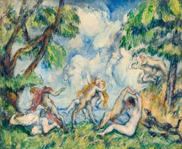 12597.Room Wall Poster.Interior art design.Paul Cezanne painting.Battle of Love - £12.73 GBP+