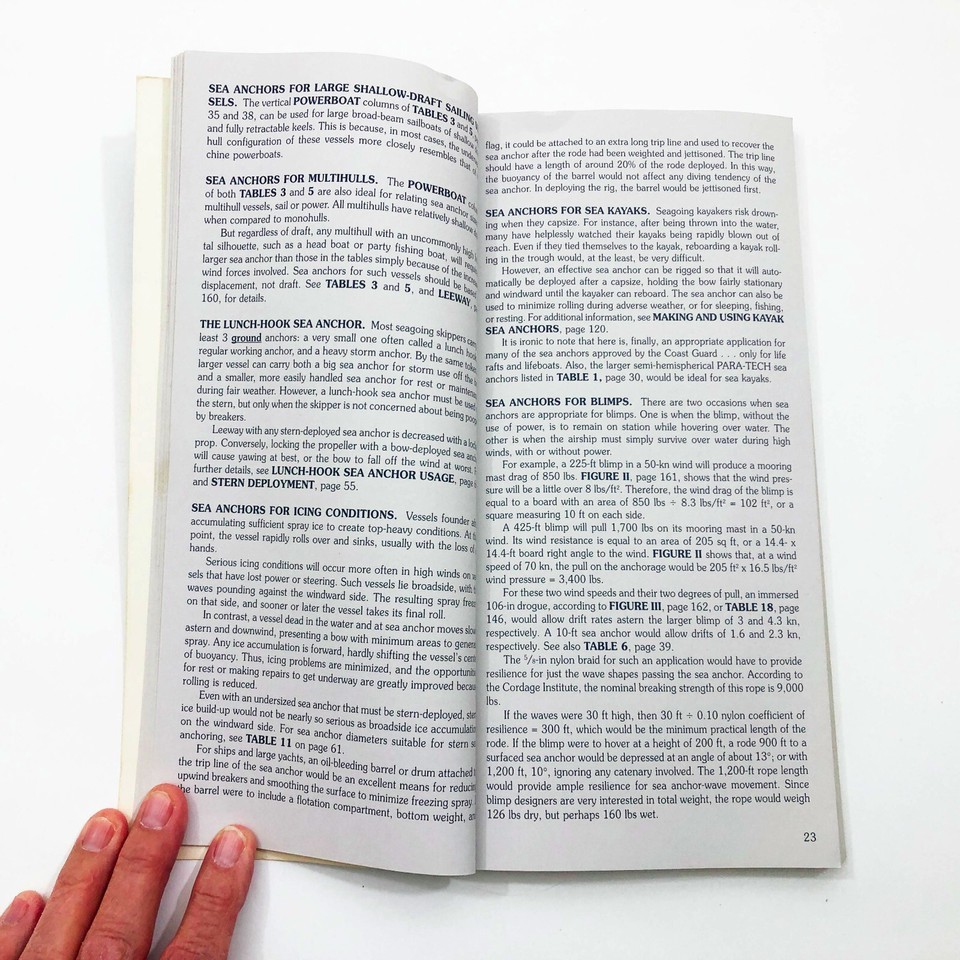 The Sea Anchor & Drogue Handbook Daniel C. Shewmon 1995 Edition Item image 8