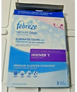 2 HOOVER Y Vacuum Cleaner FEBREZE BAGS Upright Spring Renewal Windtunnel... - £14.33 GBP