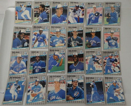 1989 Fleer Toronto Blue Jays Team Set Of 24 Baseball Cards - £1.96 GBP