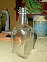 Table Craft Clear Glass Jar Bottle With Funnel Neck Marked 09...600 Replacement - £6.75 GBP