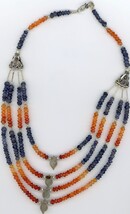 Necklace5 Mit Edelsteine Und Aufwendig Silber Führung, Dunkel Ametyst Be... - €56,21 EUR Necklace5 Mit Edelsteine Und Aufwendig Silber Führung, Dunkel Ametyst Be... - €56,21 EUR