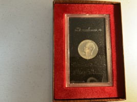 1971 Eisenhower silver dollar proof 40% silver - £10.82 GBP