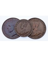 1919-1951 Australia Half Penny &amp; penny Lot (3 coins) KM# 22, 23, 43 - $1,019.48 MXN