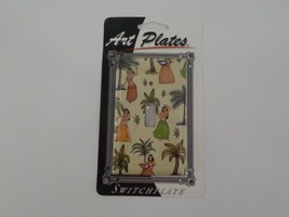 ART PLATES SWITCHPLATE LIGHT SWITCH COVER FEMALE DANCERS POLYNESIAN EXOT... - £9.47 GBP