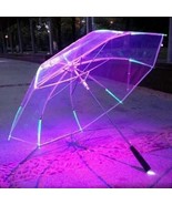 Umbrella With LED Light Up Flashlight Straight Umbrellas Stage Prop Gift... - £33.67 GBP