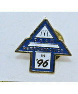 McDonalds Peak Performance in 96&#39; Crew Employee Logo Pinback Pin Button - £10.99 GBP