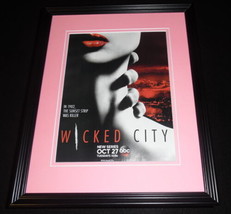 Wicked City 2015 Framed 11x14 ORIGINAL Advertisement ABC Taissa Farmiga - £27.23 GBP