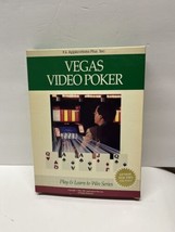 Vintage Vegas Video Poker by Applications Plus for PC Game 1989 on 5.25&quot; - £15.57 GBP