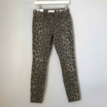 PacSun Leopard Mid Rise Skinniest Jeans sz 26 NEW - £19.28 GBP