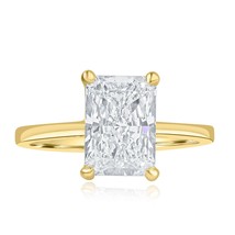 Splendente Taglio GIA 3.04 KT D-VS1 Laboratrio Grown Diamante Solitario Ring 14k - £3,972.80 GBP