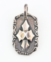 Argento Sterling Bill Wall Onda Cane Etichetta W/C Croce Belli Condizion... - $5,968.53 MXN