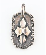 Argento Sterling Bill Wall Onda Cane Etichetta W/C Croce Belli Condizion... - $5,968.53 MXN