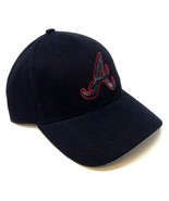 OC Sports Atlanta Baseball Team Hat Solid Black Embroidered MVP Adjustab... - $29.35