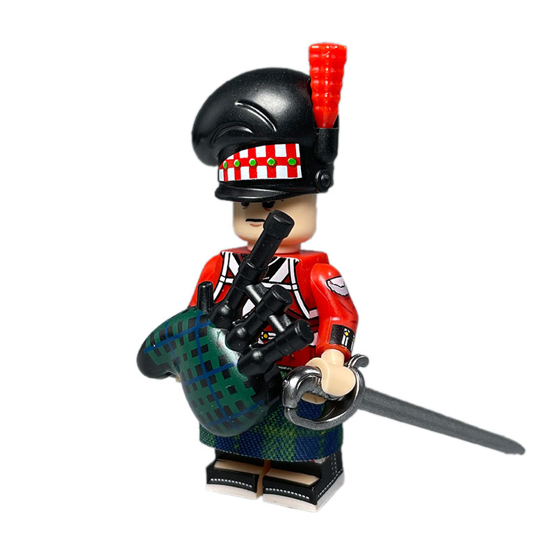 1pcs Napoleonic Wars Scottish Bagpipers Minifigure Building Block Toy Gift - $3.68