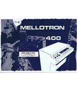 ORIGINAL Vintage 1960s Mellotron 400 Catalog w/ music store label - £116.76 GBP
