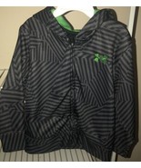 NWT Under Armour Little Boys SZ 4 Striped Full Zip Hoodie - $215.22 MXN