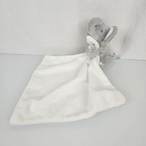 Primary White Gray Elephant Baby Blanket Security Lovey - £46.71 GBP
