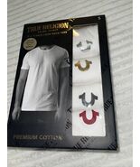 True Religion Men's Loungewear 3+1 Pack V-Neck Tee sz S NEW IN BOX - $68.31
