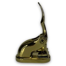 Brass Monogram Address Seal Embosser Desktop Press - £23.45 GBP