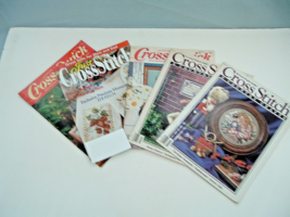 Cross stitching magazines mixed lot of 5 magazines just cross stitch cro... - $21.73