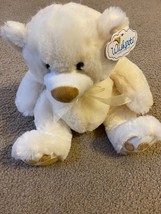 Wishpets Benjamin 2010 Plush Cream Bear Toy - Stuffed Animal 9” w Tag! - £6.74 GBP
