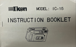 Vintage Ikon Model: IC-15 Camera Instruction Manual / Guide Booklet - £20.83 GBP