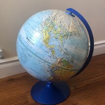 Vintage REPLOGLE World Nation Series Globe  Made in USA 12 inch diameter - $21.88 CAD