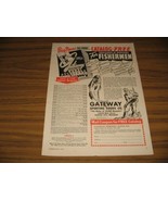 1938 Print Ad Gateway Sporting Goods Fishing,Hunting, Kansas City,MO - £7.30 GBP