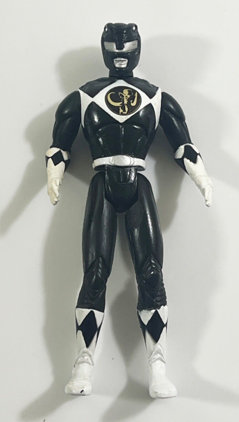 Vintage Power Rangers Black Samurai Ranger Turbo Disney Action Figure St... - $5.93