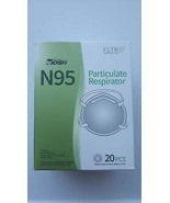 Pack of 20 FLTR NIOSH Certified N95 Respirator Face Mask - £15.71 GBP