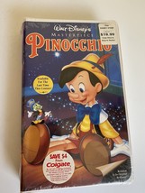 Disney’s Pinocchio Vhs Video Tape Masterpiece Rare Vtg Brand New - £12.65 GBP