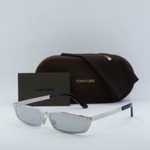 TOM FORD FT1059 16C Shiny Palladium / Smoke Mirror 59-16-140 Sunglasses New A... - £111.85 GBP
