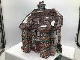 DEPT 56 SIR JOHN FALSTAFF INN Dickens Village Porcelain Lighted Building - $626.71 MXN