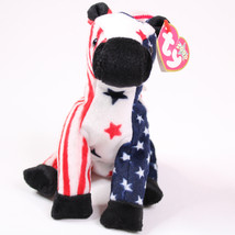 RARE Ty Beanie Babies Lefty 2000 Donkey Plush Toy Stuffed Animal 6&quot; With... - £7.46 GBP