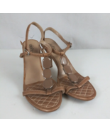 Rialto Columbia Women&#39;s Faux Leather Beaded Strappy Heals Size 9M - $24.34 CAD