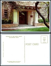 TEXAS Postcard - San Antonio, The Alamo Libray Entrance G38 - £2.36 GBP